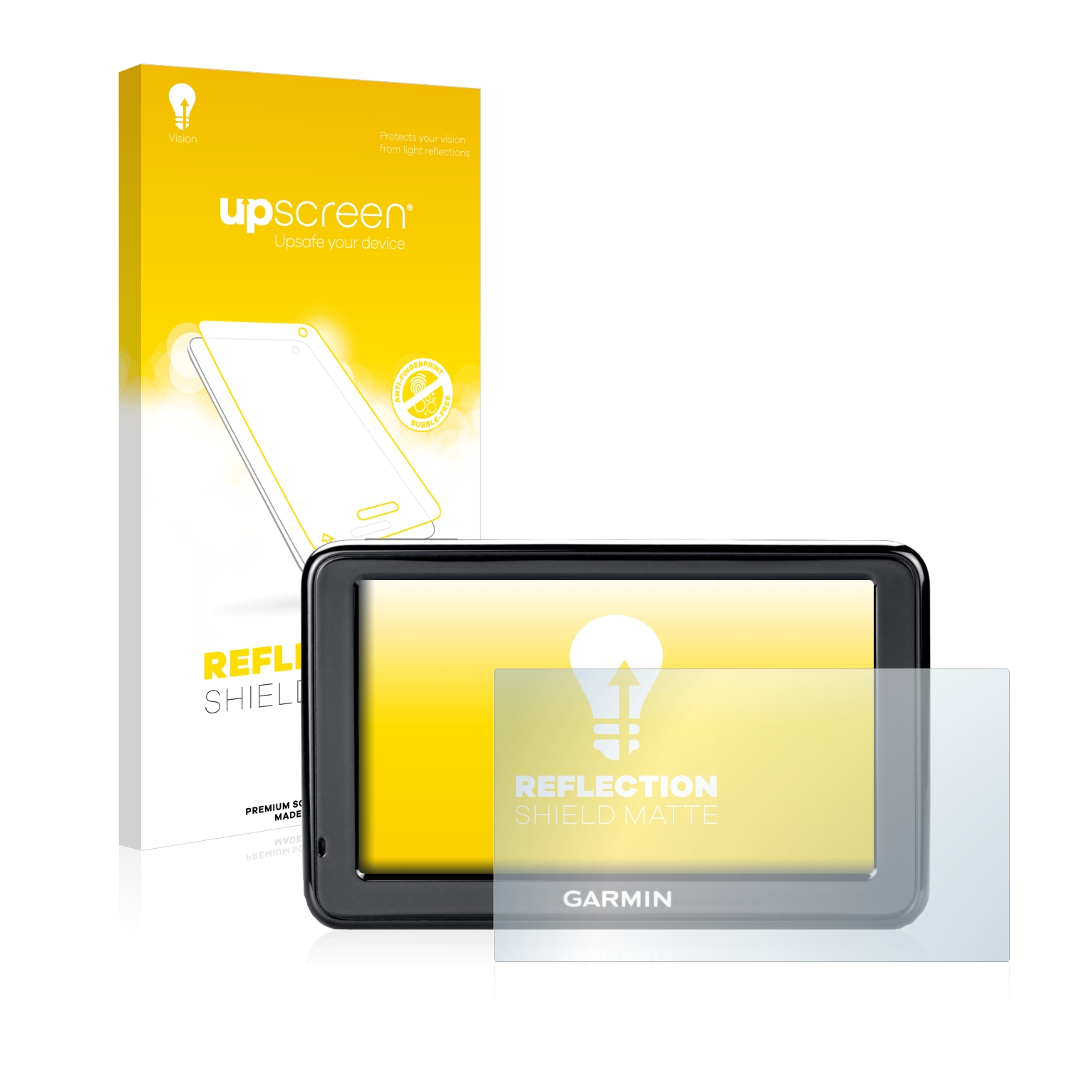 upscreen Reflection Schutzfolie Garmin eTrex Touch 35 Displayschutzfolie Matt 
