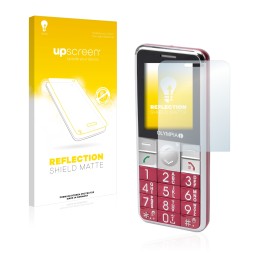 Front side of a product packaging with the brand logo upscreen. Next to it is the device Olympia Viva Plus shown with the corr