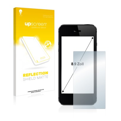 Front side of a product packaging with the brand logo upscreen. Next to it is the device shown with the corresponding screen p