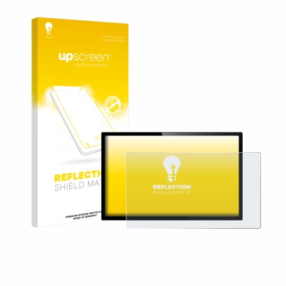 Front side of a product packaging with the brand logo upscreen. Next to it is the device shown with the corresponding screen p