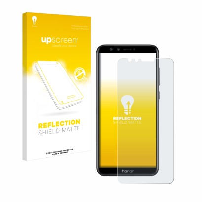 Front side of a product packaging with the brand logo upscreen. Next to it is the device Honor 9 Lite shown with the correspon