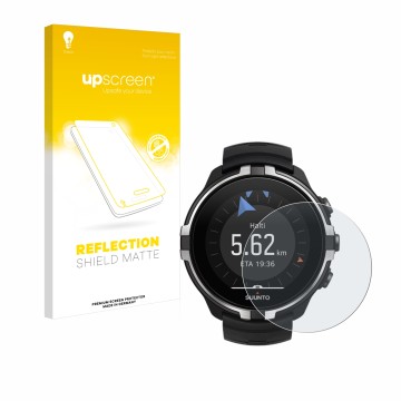 Vorderseite einer Produktverpackung mit dem Markenlogo upscreen. Daneben ist das Gerät Suunto Spartan Sport Wrist HR Baro Stea