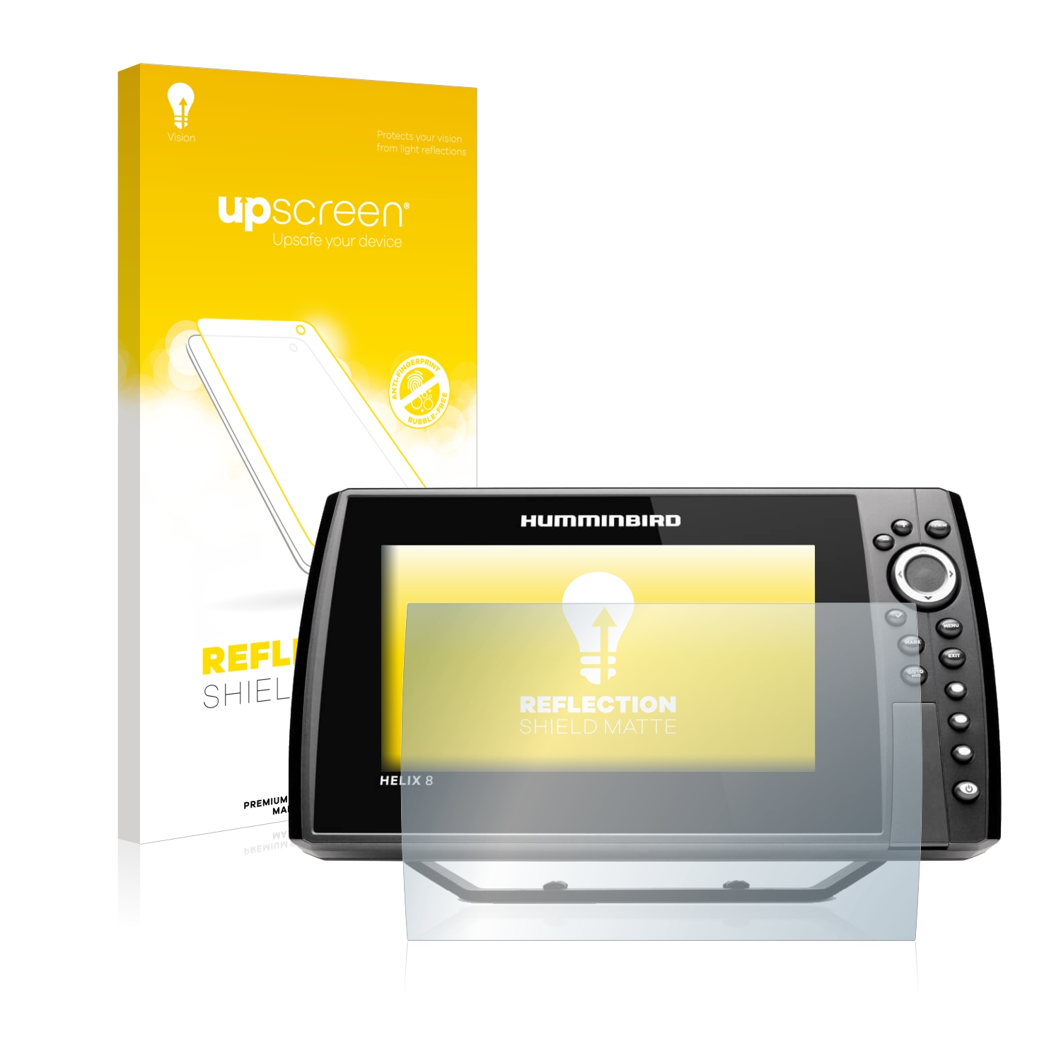 Helix upscreen Protection Ecran pour Humminbird Helix 8 CHIRP MEGA SI G4N DI 