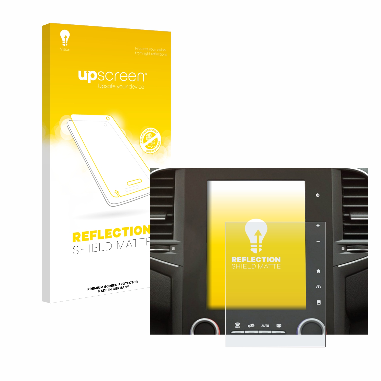 Link upscreen Protection Ecran pour Renault Zoe Easy Link 7" Mat Film Protecteur 
