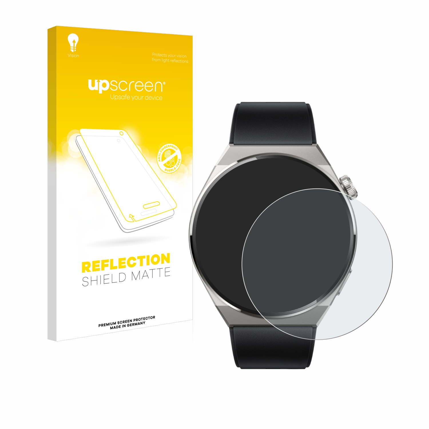 Multitouch Optimized upscreen Reflection Shield Matte Screen Protector for Rollei CarDVR-110 Matte and Anti-Glare Strong Scratch Protection