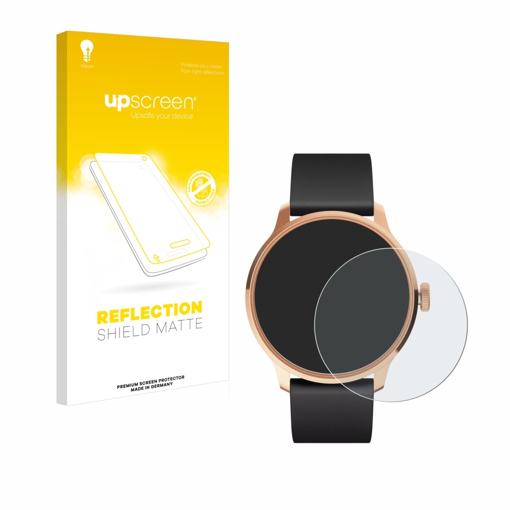 Front side of a product packaging with the brand logo upscreen. Next to it is the device Withings ScanWatch Light shown with t