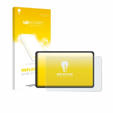 Parte frontal de un envase de producto con el logotipo de la marca upscreen. Al lado se muestra el dispositivo VALE V12E-LTE-8