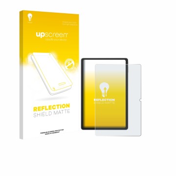 Vorderseite einer Produktverpackung mit dem Markenlogo upscreen. Daneben ist das Gerät Blackview Tab 16 Pro mit dem zugehörige