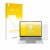Front side of a product packaging with the brand logo upscreen. Next to it is the device Microsoft Surface Laptop 7 13.8