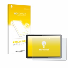 Parte frontale di una confezione del prodotto con il logo del marchio upscreen. Accanto è raffigurato il dispositivo VALE V10E