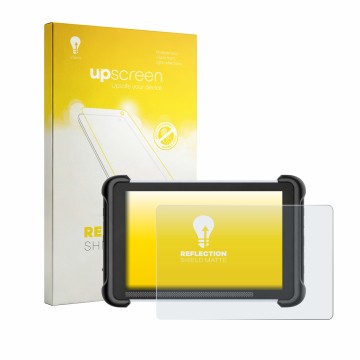 Vorderseite einer Produktverpackung mit dem Markenlogo upscreen. Daneben ist das Gerät MUCAR 892BT mit dem zugehörigen Display