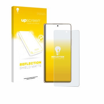 Parte frontale di una confezione del prodotto con il logo del marchio upscreen. Accanto è raffigurato il dispositivo Honor Mag