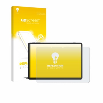 Parte frontale di una confezione del prodotto con il logo del marchio upscreen. Accanto è raffigurato il dispositivo TCL NxtPa