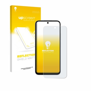 Vorderseite einer Produktverpackung mit dem Markenlogo upscreen. Daneben ist das Gerät Oppo A6s 4G mit dem zugehörigen Display