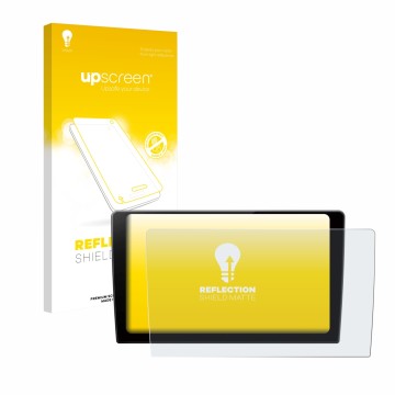 Face avant d’un emballage produit avec le logo de la marque upscreen. À côté, l’appareil Pioneer SPH-PF97BT est représenté ave