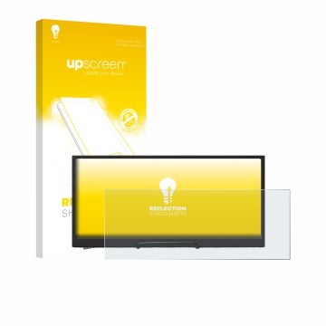 Face avant d’un emballage produit avec le logo de la marque upscreen. À côté, l’appareil Prechen HD-123 12,3