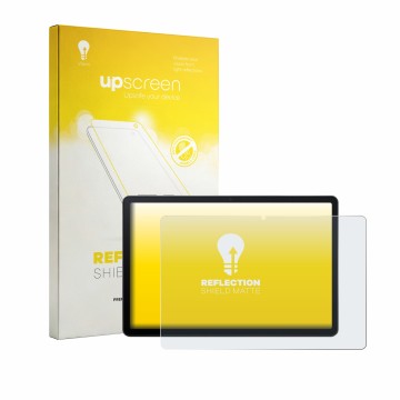 Vorderseite einer Produktverpackung mit dem Markenlogo upscreen. Daneben ist das Gerät Acer Iconia V11-22M mit dem zugehörigen