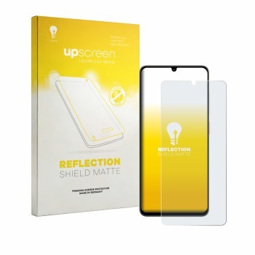 Front side of a product packaging with the brand logo upscreen. Next to it is the device ZTE Blade A56 shown with the correspo