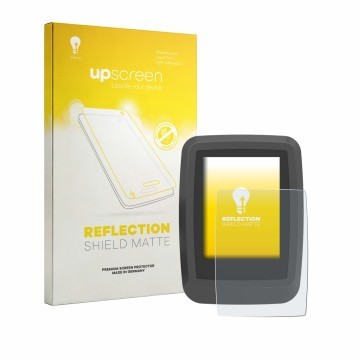 Front side of a product packaging with the brand logo upscreen. Next to it is the device Ananda D16 TFT-Display shown with the