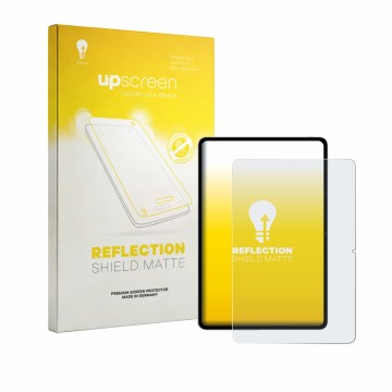 Parte frontale di una confezione del prodotto con il logo del marchio upscreen. Accanto è raffigurato il dispositivo Vivo Pad 