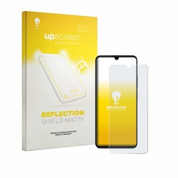 Parte frontale di una confezione del prodotto con il logo del marchio upscreen. Accanto è raffigurato il dispositivo Xiaomi Re