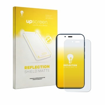 Front side of a product packaging with the brand logo upscreen. Next to it is the device Hisense U964 shown with the correspon