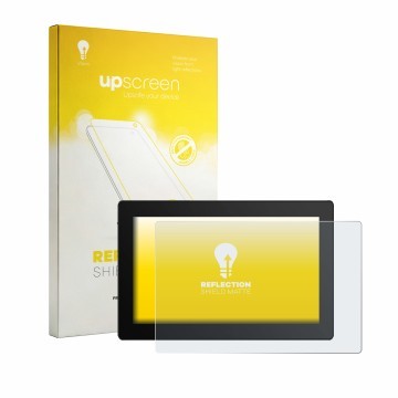 Vorderseite einer Produktverpackung mit dem Markenlogo upscreen. Daneben ist das Gerät Gaomon PD1621 mit dem zugehörigen Displ