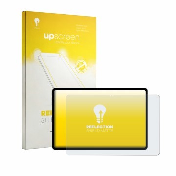 Parte frontale di una confezione del prodotto con il logo del marchio upscreen. Accanto è raffigurato il dispositivo Alldocube