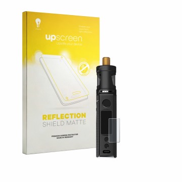 Front side of a product packaging with the brand logo upscreen. Next to it is the device Innokin LiMAX Kit shown with the corr
