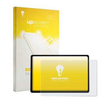 Vorderseite einer Produktverpackung mit dem Markenlogo upscreen. Daneben ist das Gerät ASUS Chromebook CM32 mit dem zugehörige