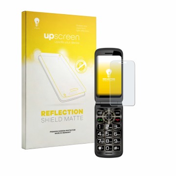 Vorderseite einer Produktverpackung mit dem Markenlogo upscreen. Daneben ist das Gerät Guwet G739 mit dem zugehörigen Displays