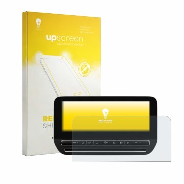 Vorderseite einer Produktverpackung mit dem Markenlogo upscreen. Daneben ist das Gerät Mercedes-Benz Actros L 2026 mit dem zug