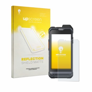 Front side of a product packaging with the brand logo upscreen. Next to it is the device Hytera PNC460 shown with the correspo