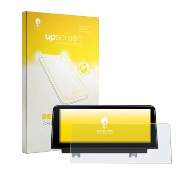 Parte frontale di una confezione del prodotto con il logo del marchio upscreen. Accanto è raffigurato il dispositivo Xtrons QB