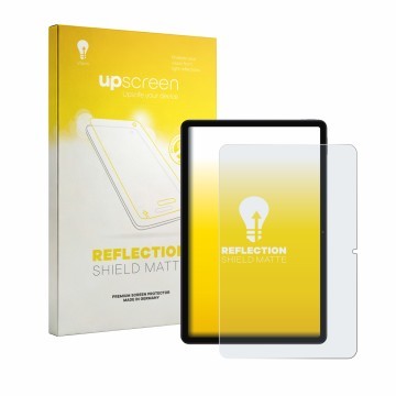 Parte frontal de un envase de producto con el logotipo de la marca upscreen. Al lado se muestra el dispositivo Xiaomi Redmi Pa