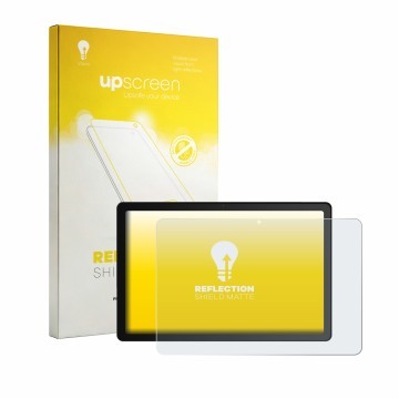 Face avant d’un emballage produit avec le logo de la marque upscreen. À côté, l’appareil Wqplo G13 est représenté avec la prot