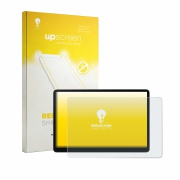 Parte frontale di una confezione del prodotto con il logo del marchio upscreen. Accanto è raffigurato il dispositivo MG MG4 EV