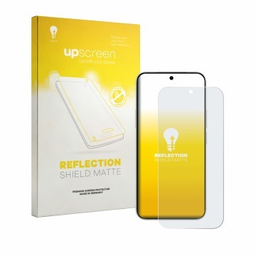 Vorderseite einer Produktverpackung mit dem Markenlogo upscreen. Daneben ist das Gerät Vivo S60 Vitality mit dem zugehörigen D