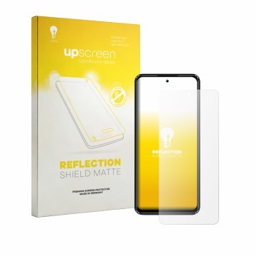 Vorderseite einer Produktverpackung mit dem Markenlogo upscreen. Daneben ist das Gerät Lagenio A11 mit dem zugehörigen Display