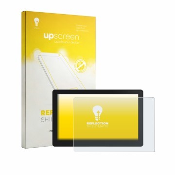 Vorderseite einer Produktverpackung mit dem Markenlogo upscreen. Daneben ist das Gerät VECTOR AGR HD408 Display Terminal mit d
