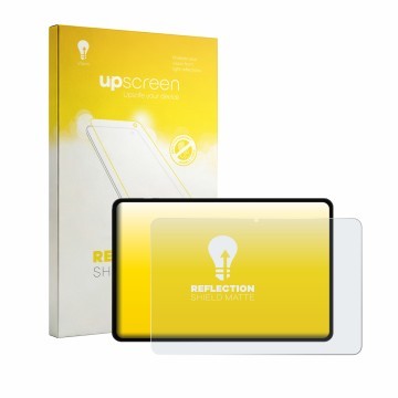 Face avant d’un emballage produit avec le logo de la marque upscreen. À côté, l’appareil RebotAi AF13 13.4