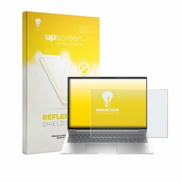 Vorderseite einer Produktverpackung mit dem Markenlogo upscreen. Daneben ist das Gerät HP EliteBook 6 G2i 16