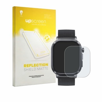 Face avant d’un emballage produit avec le logo de la marque upscreen. À côté, l’appareil Knauermann Pro 4 Ultra 2026 (rectangu