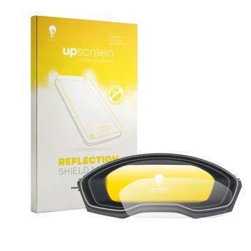Vorderseite einer Produktverpackung mit dem Markenlogo upscreen. Daneben ist das Gerät Audi A4 B9 2019-2024 Virtual Cockpit Pl