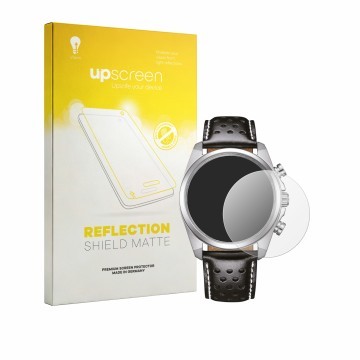 Front side of a product packaging with the brand logo upscreen. Next to it is the device Citizen CA4640-09A shown with the cor