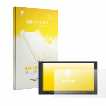Vorderseite einer Produktverpackung mit dem Markenlogo upscreen. Daneben ist das Gerät JBL Legend 700 mit dem zugehörigen Disp
