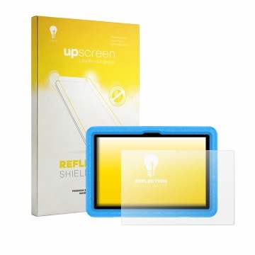Vorderseite einer Produktverpackung mit dem Markenlogo upscreen. Daneben ist das Gerät Vasoun TAB11 L10 10.1
