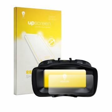 Vorderseite einer Produktverpackung mit dem Markenlogo upscreen. Daneben ist das Gerät Akaso Seemor-200 mit dem zugehörigen Di