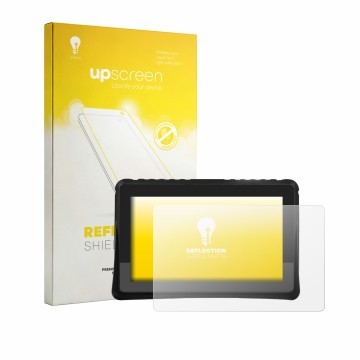 Vorderseite einer Produktverpackung mit dem Markenlogo upscreen. Daneben ist das Gerät KOROBIE 84561278456 mit dem zugehörigen