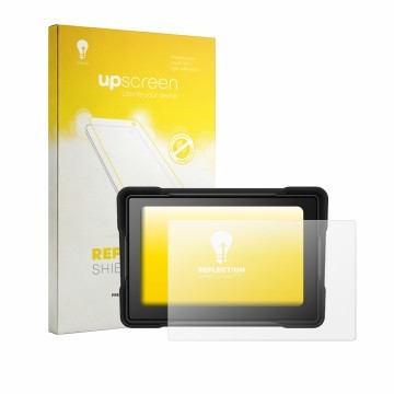 Vorderseite einer Produktverpackung mit dem Markenlogo upscreen. Daneben ist das Gerät Lapiglo 5